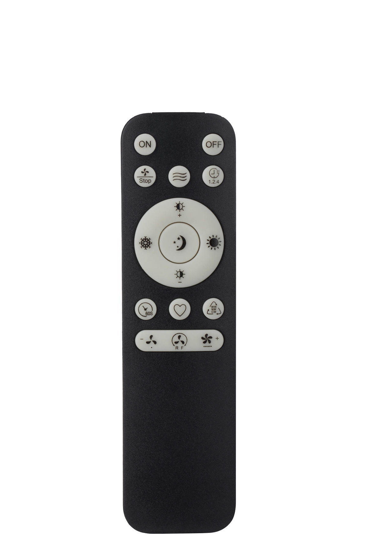 DECKENVENTILATOR - Transparent/Schwarz, Basics, Kunststoff/Metall (91/32,1cm) - Mican