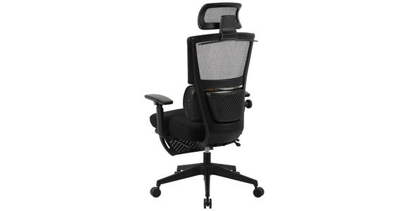 CHEFSESSEL  in Netzbespannung Schwarz  - Schwarz, KONVENTIONELL, Kunststoff/Textil (70/117,5/125/69cm) - Novel