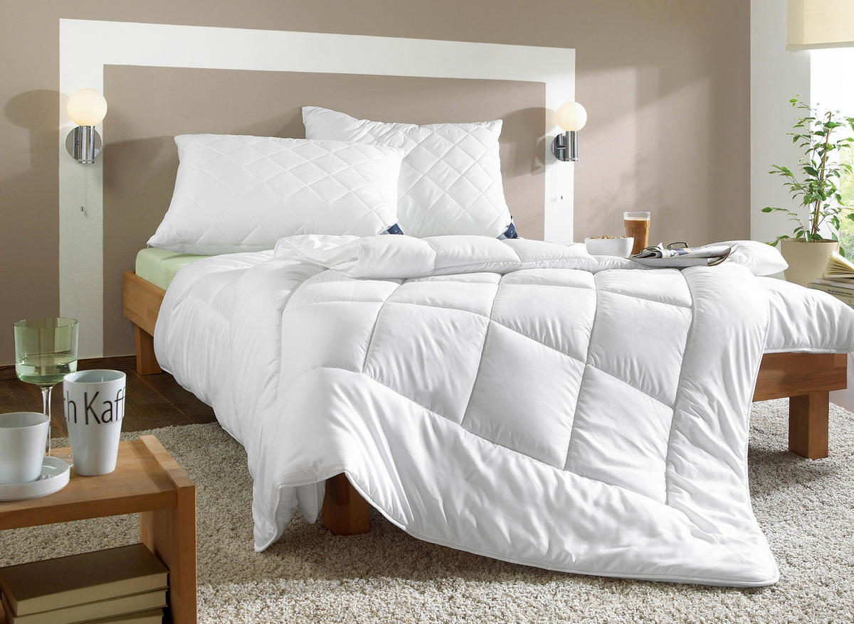 PROŠIVENI JASTUK  60/80 cm       - bela, Konvencionalno, tekstil (60/80cm) - Billerbeck