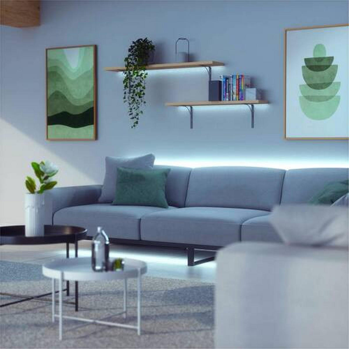 SMART LIGHT STRIP 100 cm   - Weiß, Basics, Kunststoff (100cm) - NANOLEAF