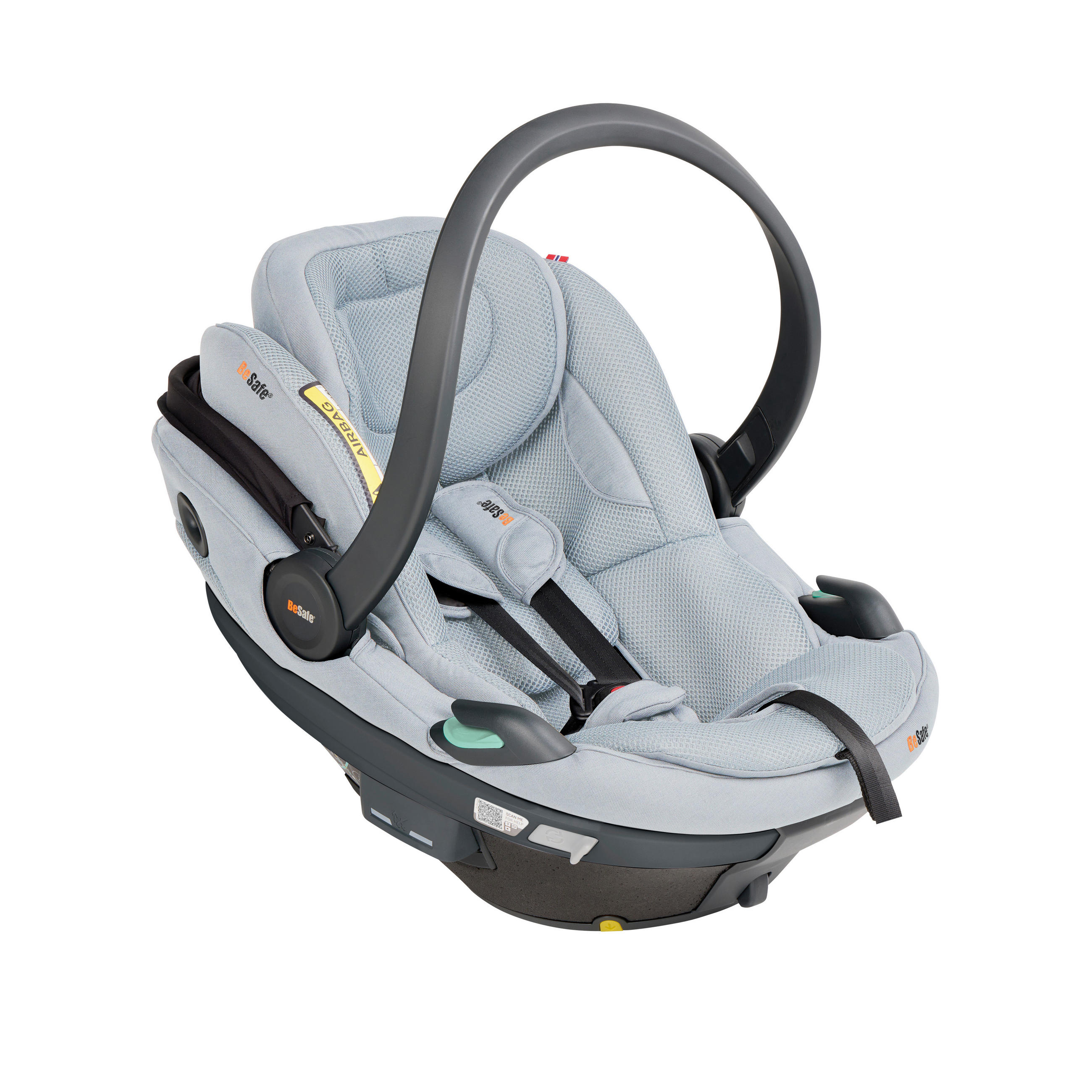 AUTO-SEDIŠTE ZA BEBE  Go Beyond²  - svetlosiva/crna, Osnovno, tekstil/plastika (64/44/59cm) - Besafe