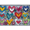 FUßMATTE  50/75 cm  Multicolor  - Multicolor, Trend, Kunststoff/Textil (50/75cm) - wash+dry