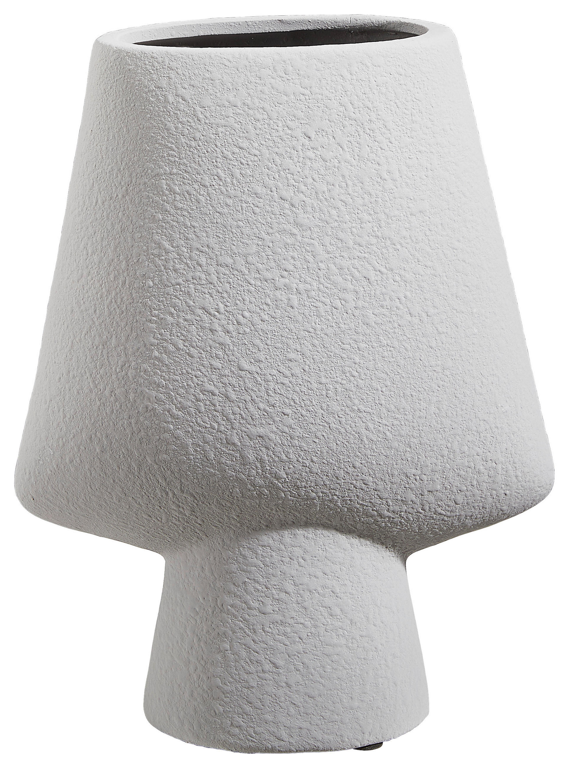 DEKOVASE  - Grau, Basics, Keramik (23/12,5/30cm) - Light & Living