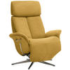 RELAXSESSEL in Textil Currygelb  - Chromfarben/Currygelb, Design, Textil/Metall (78/102-111/84cm) - Welnova
