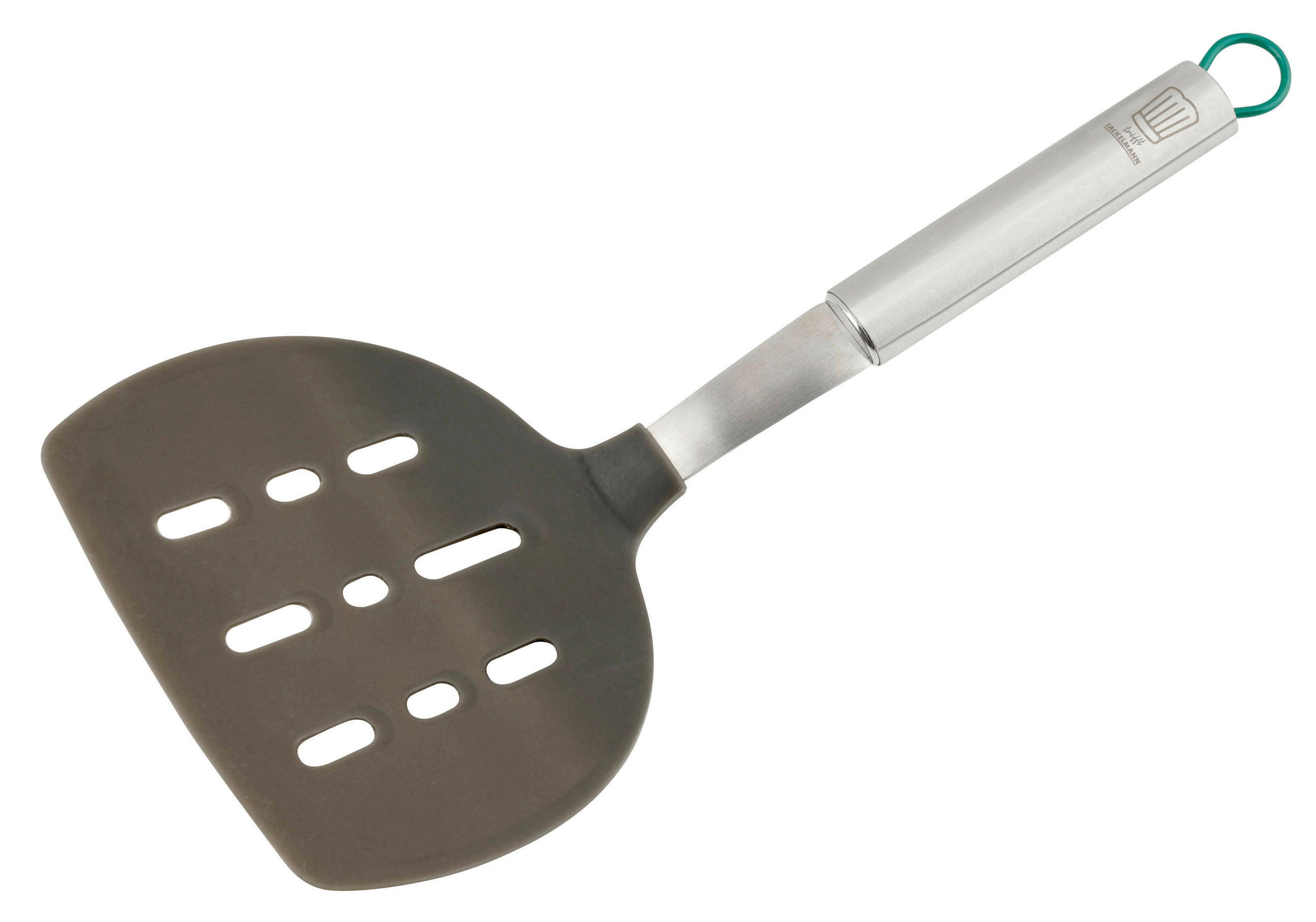 PFANNENWENDER  - Silberfarben/Grau, Design, Kunststoff/Metall (30,7cm) - Chefkoch+Fackelmann