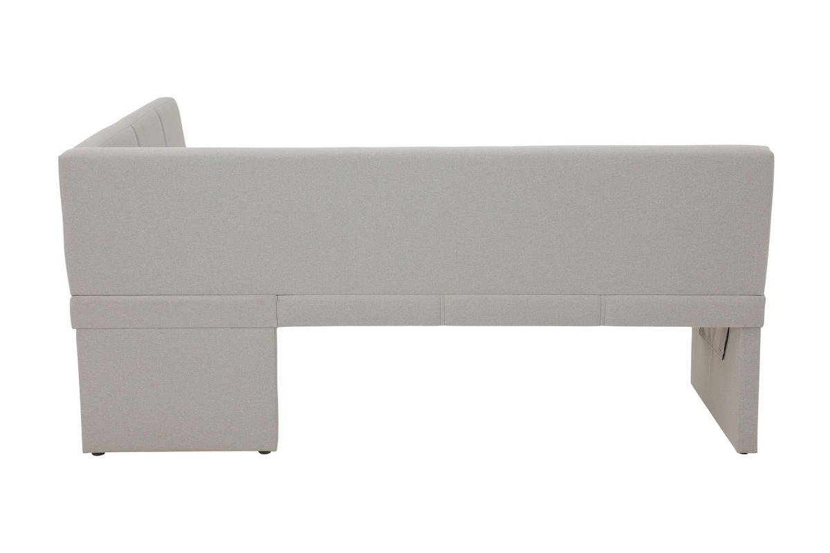 ECKBANK 200/92 cm Webstoff Schlammfarben Schichtholz   - Schlammfarben, MODERN, Holz/Textil (200/92cm) - MID.YOU