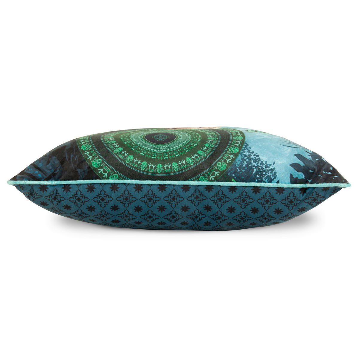 ZIERKISSEN  48/48 cm   - Blau/Multicolor, Design, Textil (48/48cm)