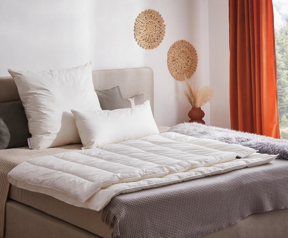 GANZJAHRESDECKE  Vegan Dream  135/200 cm   - Weiß, Basics, Textil (135/200cm) - Centa-Star
