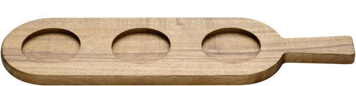 DASKA ZA SERVIRANJE  drvo  - braon, Lajfstajl, drvo (40/1,5/11cm) - Leonardo