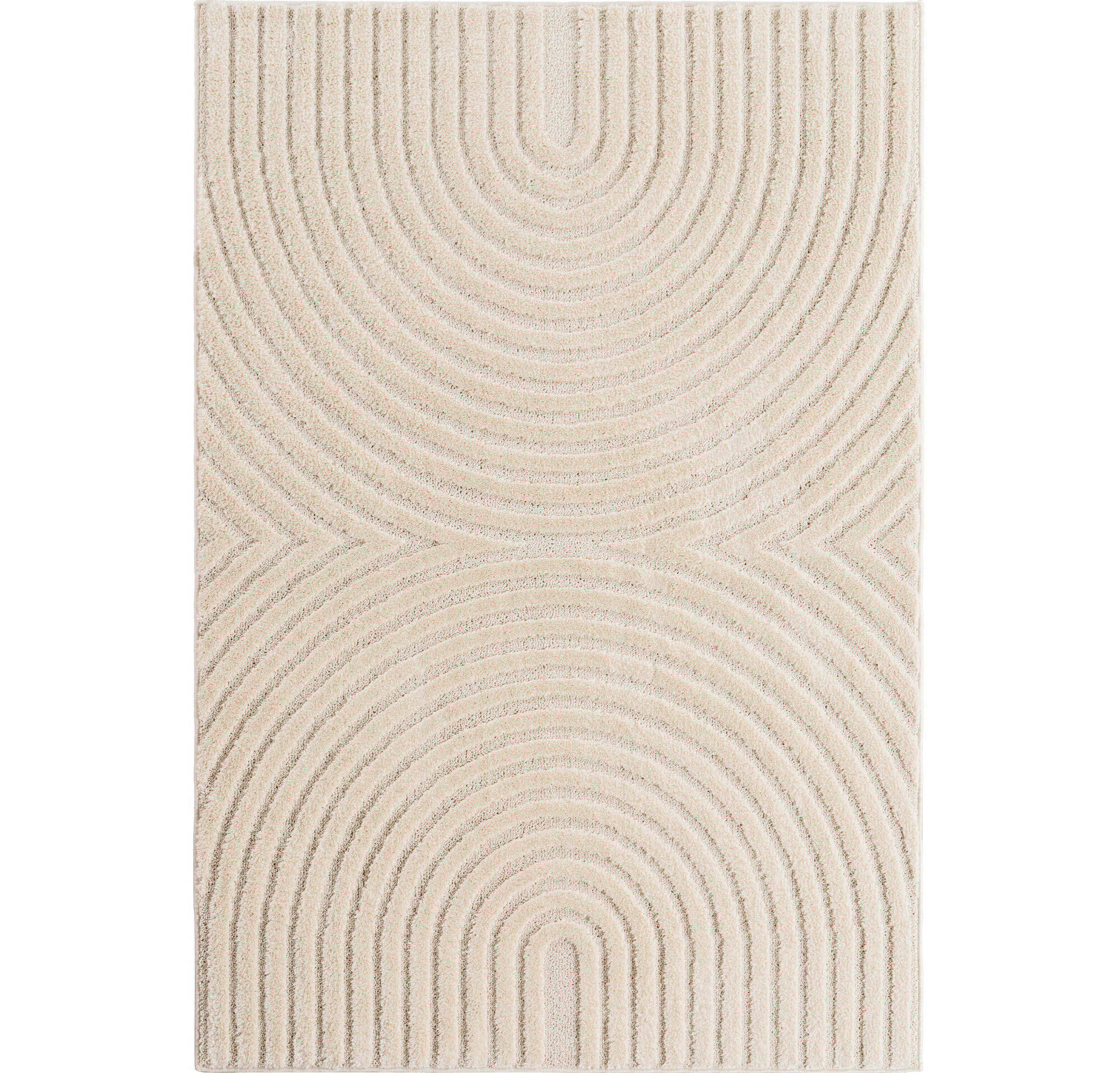 FLACHWEBETEPPICH 280/370 cm ART Creme  - Creme, Basics, Kunststoff/Textil (280/370cm) - Novel