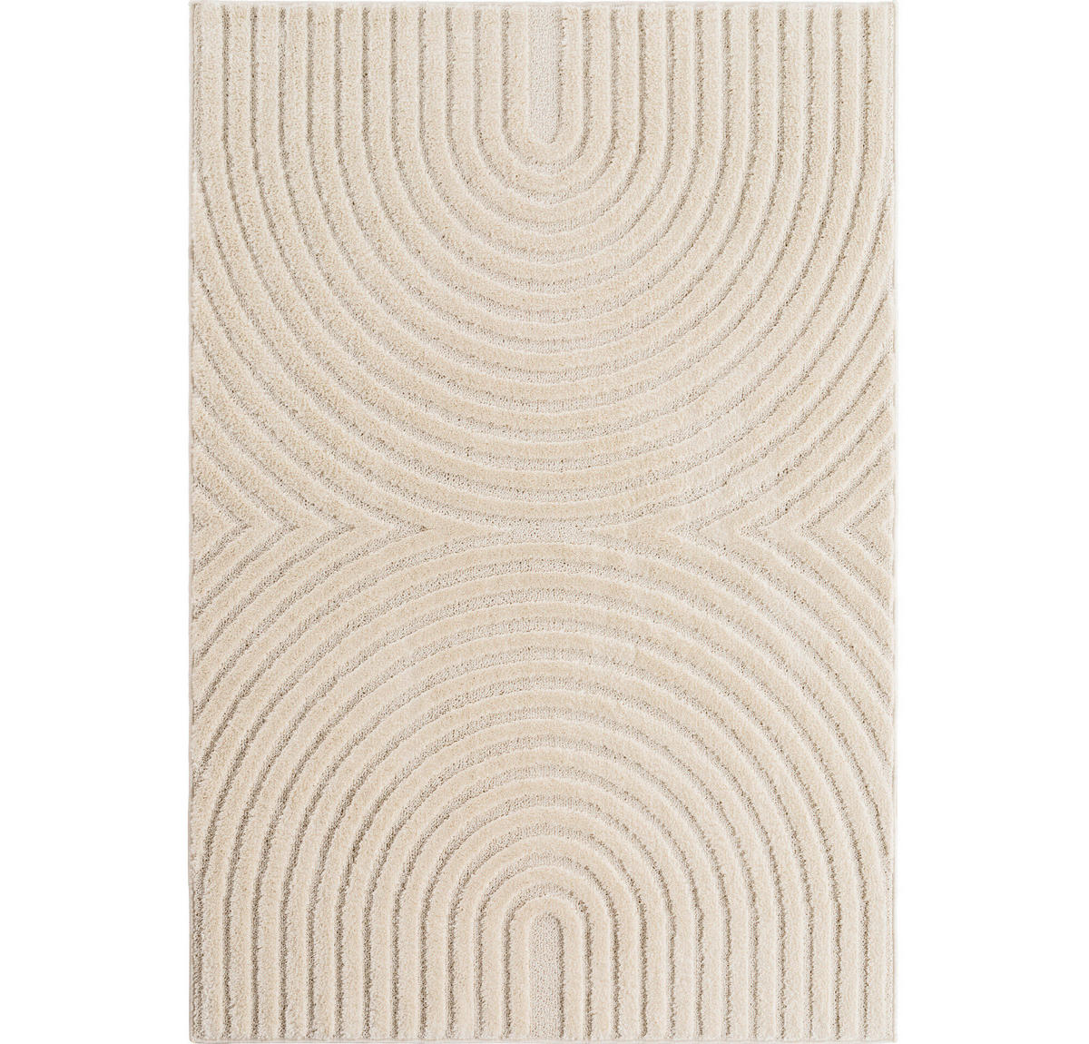 FLACHWEBETEPPICH 280/370 cm ART Creme  - Creme, Basics, Kunststoff/Textil (280/370cm) - Novel
