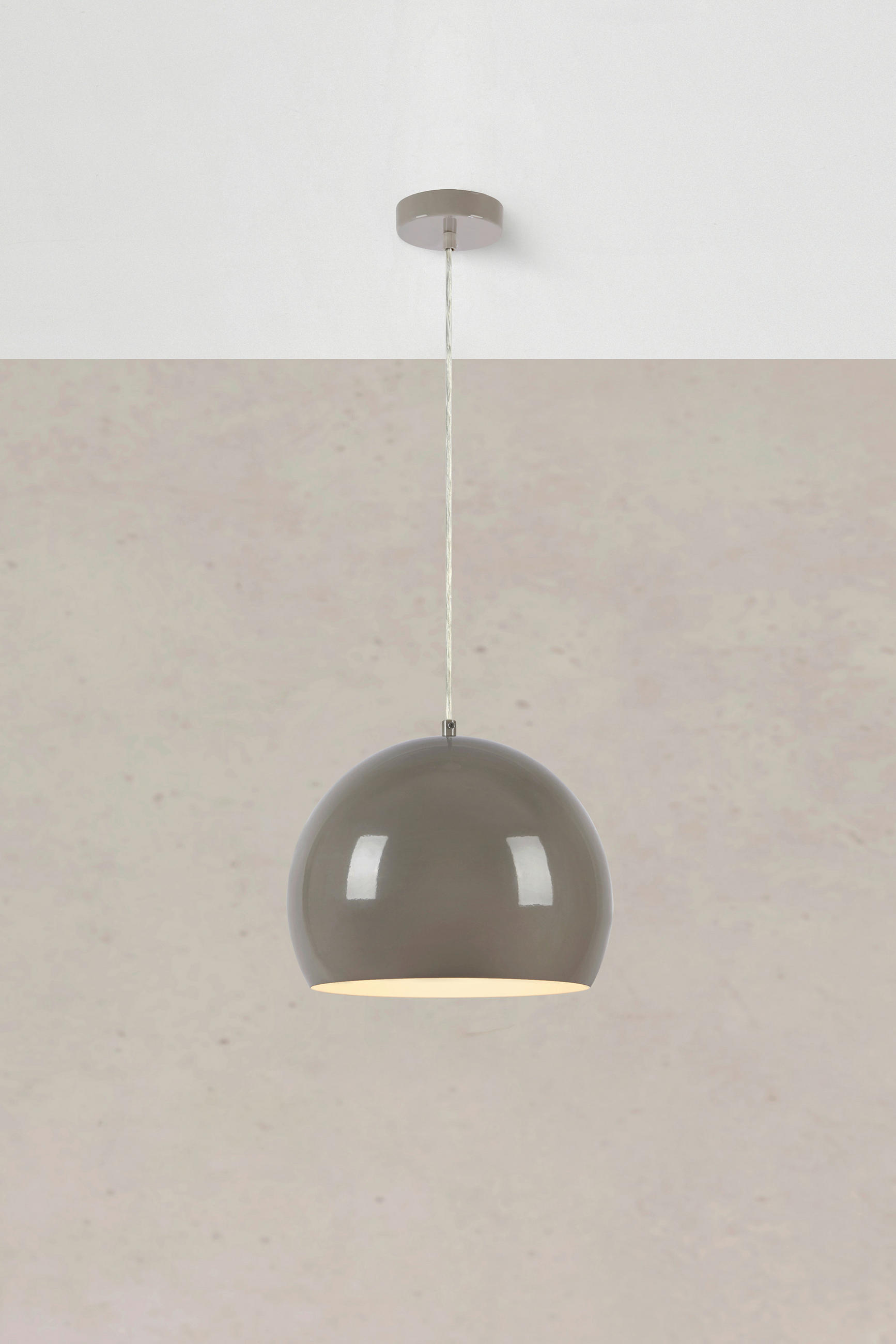 PENDELLEUCHTE 28/23 cm  - Hellgrau, Design, Metall (28/23cm) - Markslöjd