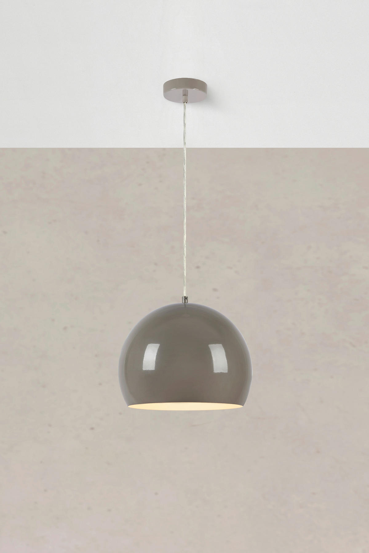PENDELLEUCHTE 28/23 cm  - Hellgrau, Design, Metall (28/23cm) - Markslöjd