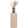 BLUMENSÄULE in Holzwerkstoff  - Naturfarben, Trend, Holzwerkstoff (30/65/30cm) - Xora