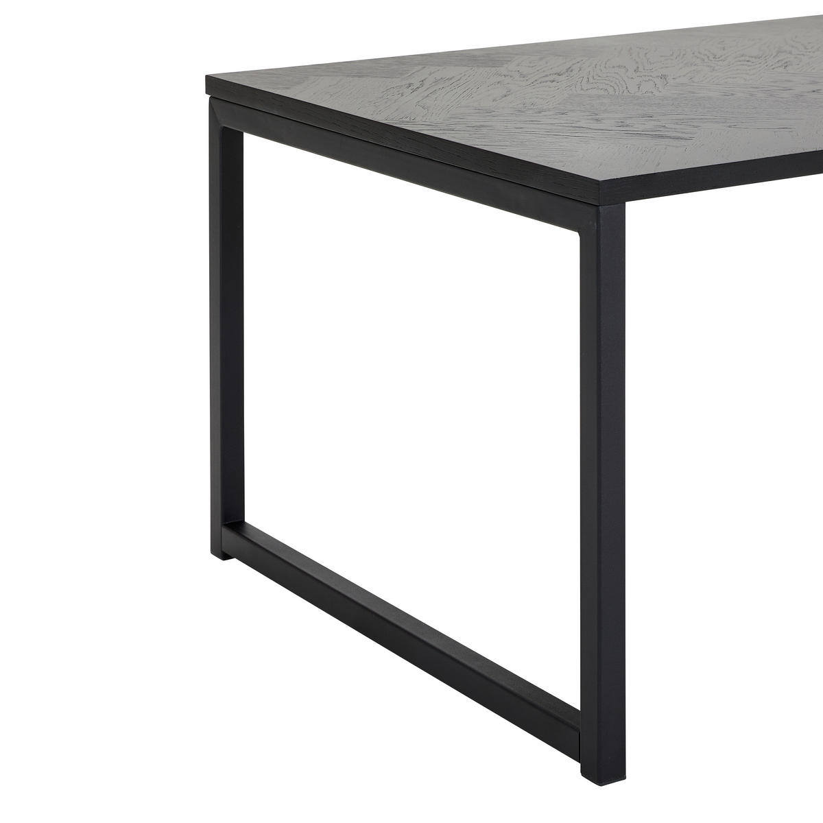 COUCHTISCH in Metall, Holzwerkstoff  - Schwarz, MODERN, Holzwerkstoff/Metall (110/45/60cm) - MID.YOU