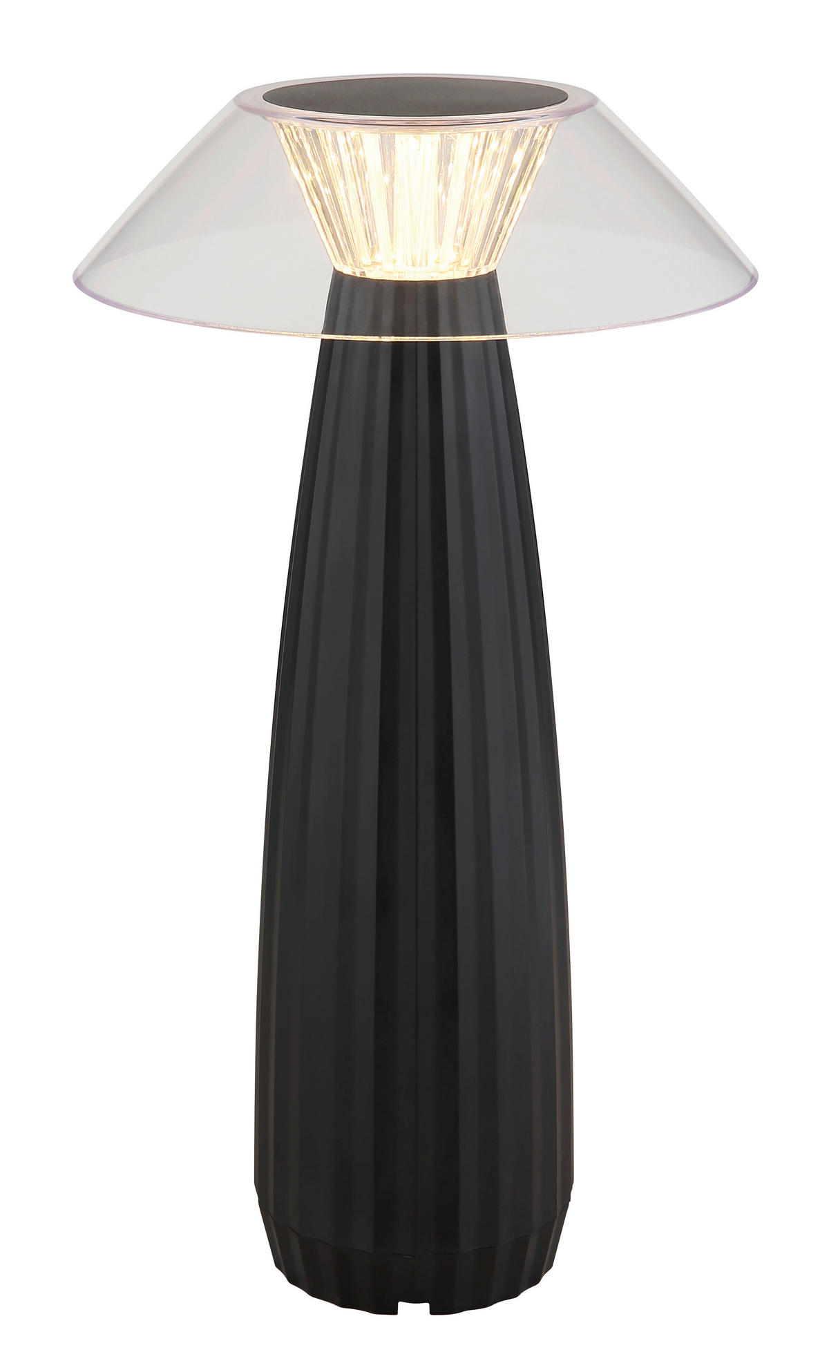 NAMIZNA LED-SVETILKA        15,4/28 cm       - črna/prosojno, Design, umetna masa (15,4/28cm) - Globo
