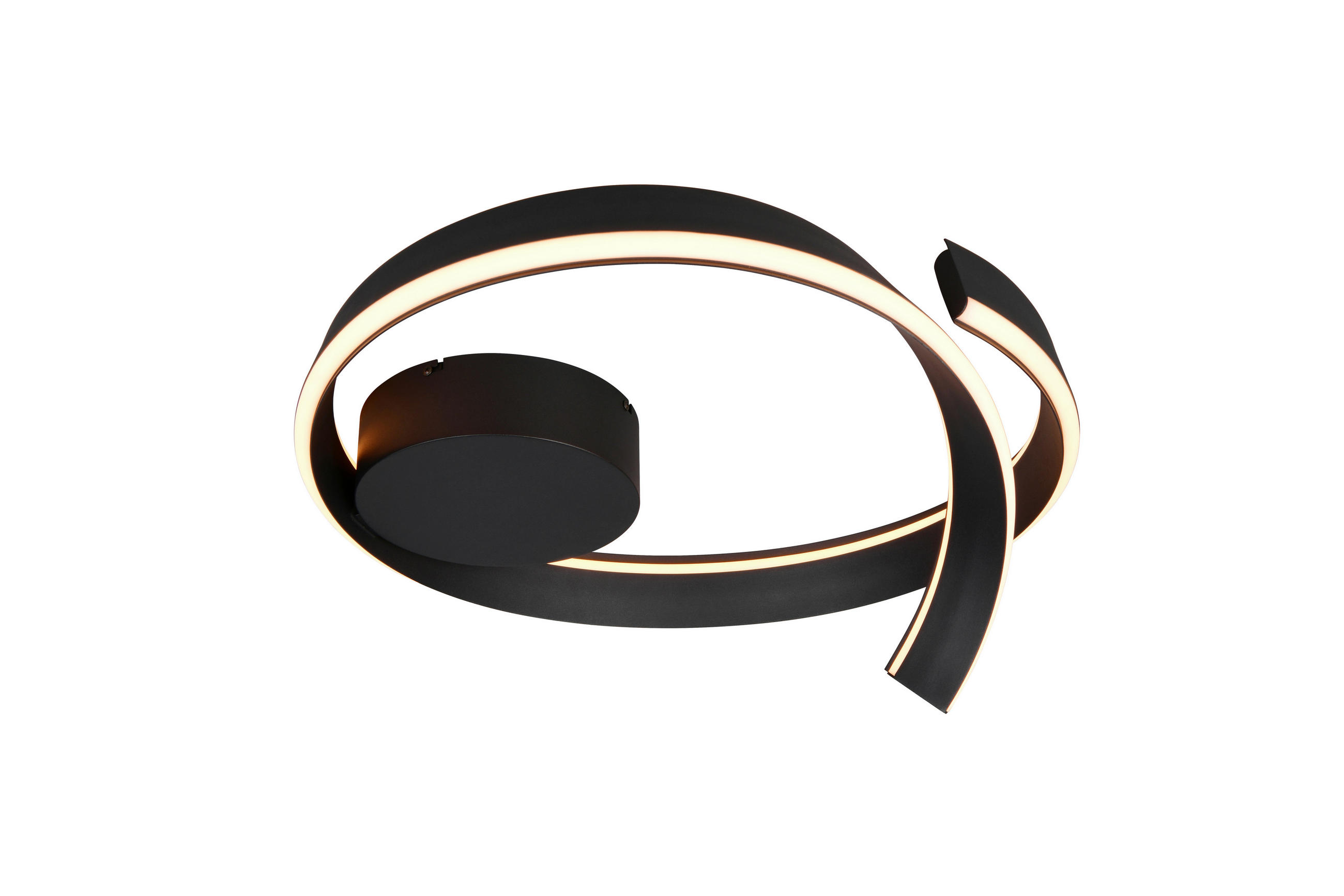 LED-DECKENLEUCHTE CIRONDA  - Schwarz, Design, Metall (59,5/26,5/58,7cm) - Cinque