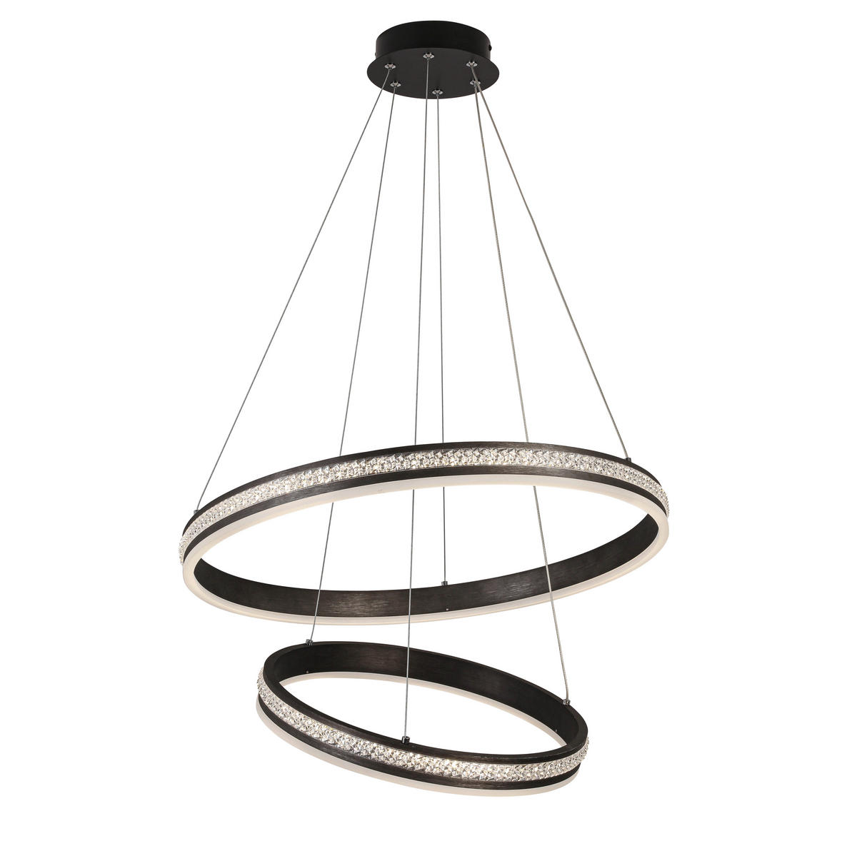 VISEČA LED-SVETILKA   40 W/5600 lm/4000 K/220-240 V/ - črna, Basics, kovina/umetna masa (60/120cm) - Ambiente