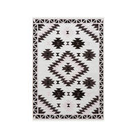 KOBEREC TKANÝ NA PLOCHO, 80/150 cm, šedá, bílá, tmavě šedá - šedá/bílá, Design, textil (80/150cm) - Novel