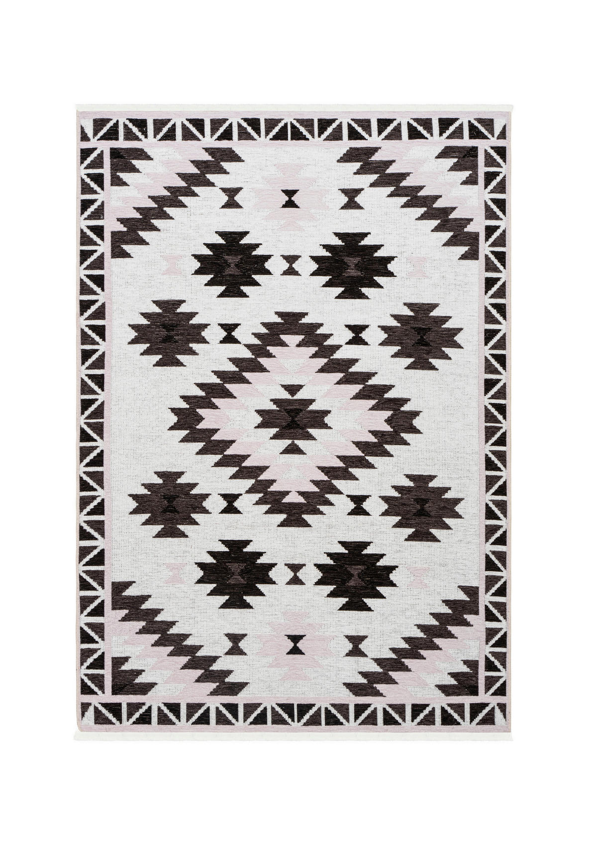 KOBEREC TKANÝ NA PLOCHO, 80/150 cm, šedá, bílá, tmavě šedá - šedá/bílá, Design, textil (80/150cm) - Novel