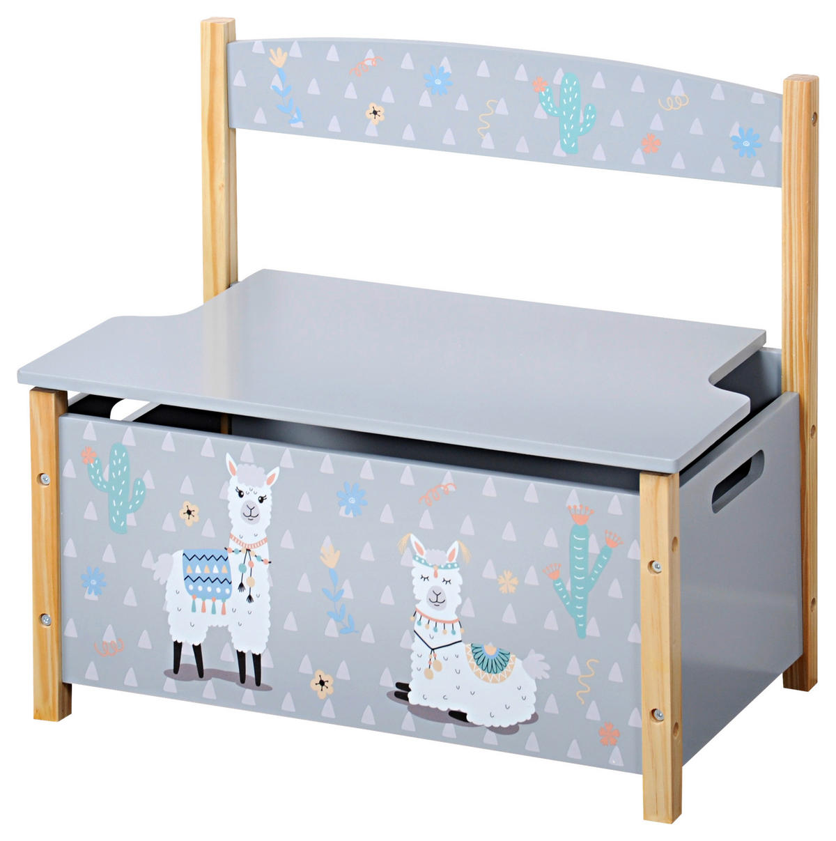 KINDERSITZBANK - Grau, MODERN, Holzwerkstoff (60/56/34,50cm) - Kesper