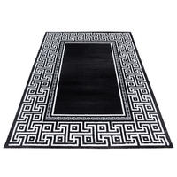 WEBTEPPICH 200/290 cm Parma Schwarz, Weiß  - Schwarz/Weiß, KONVENTIONELL, Textil (200/290cm) - Novel