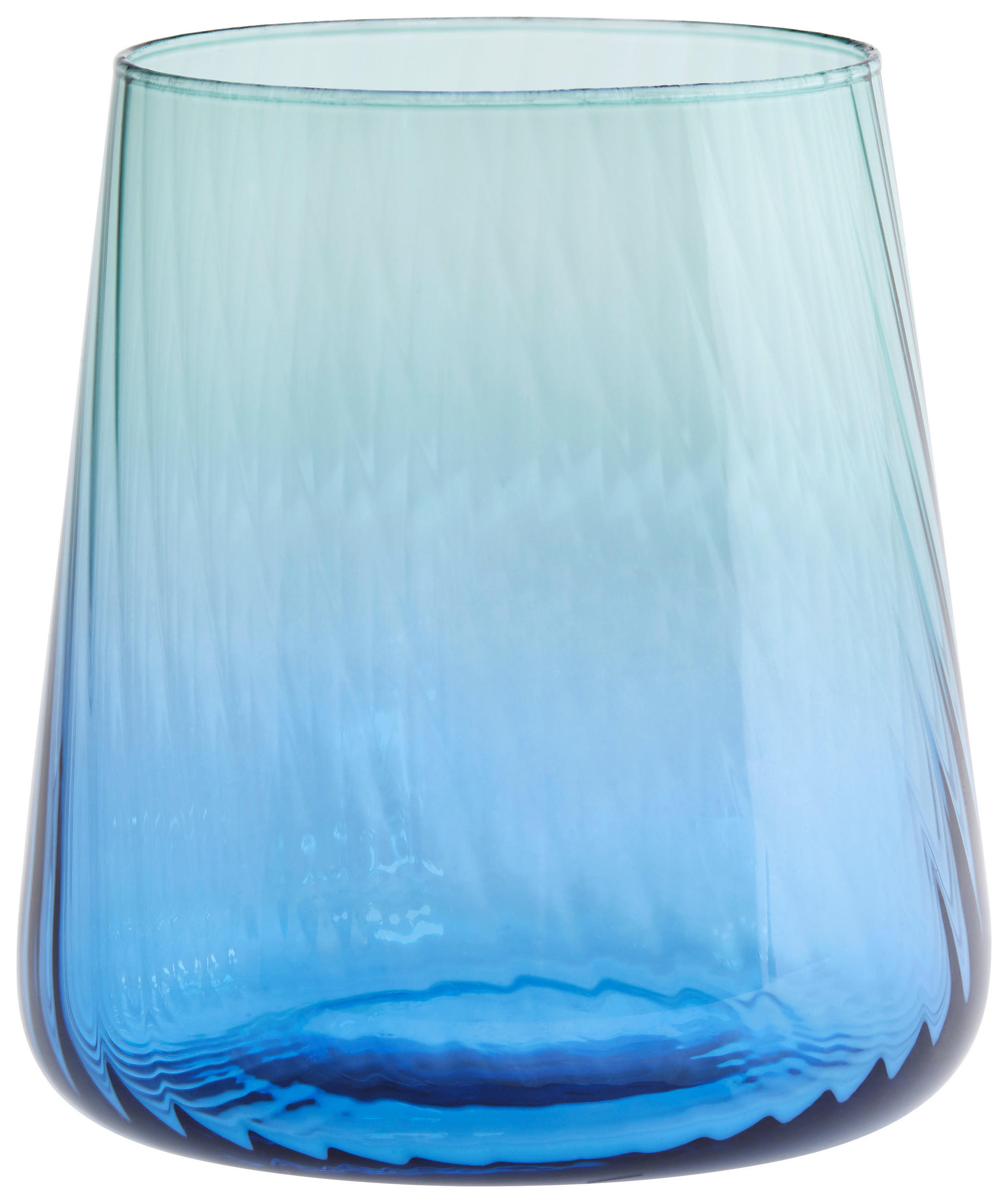 Trinkglas Tessa 4er-Set ca. 420 ml, Blau/Mintgrün