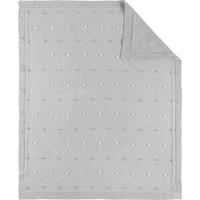 HEBKÁ DEKA - modrá/sivá, Basics, textil (80/100cm) - Patinio