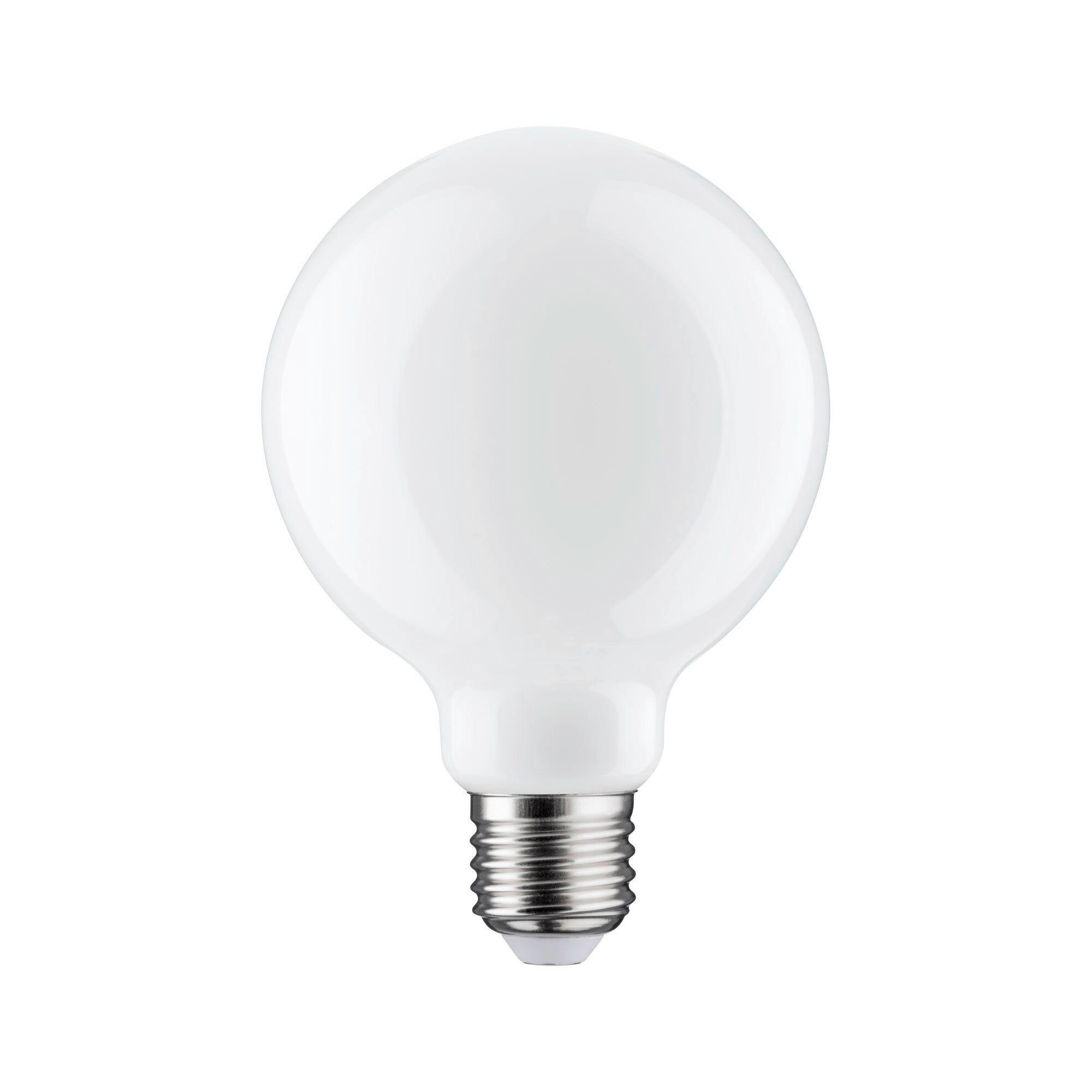 LED-LEUCHTMITTEL E27 1x7,5W W 806 lm  - Opal, Basics, Glas (14,0/9,5cm) - Paulmann