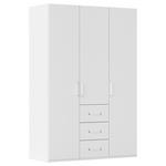 DREHTÜRENSCHRANK  in Weiß  - Weiß, Design, Holzwerkstoff/Kunststoff (151/223/60cm) - Novel