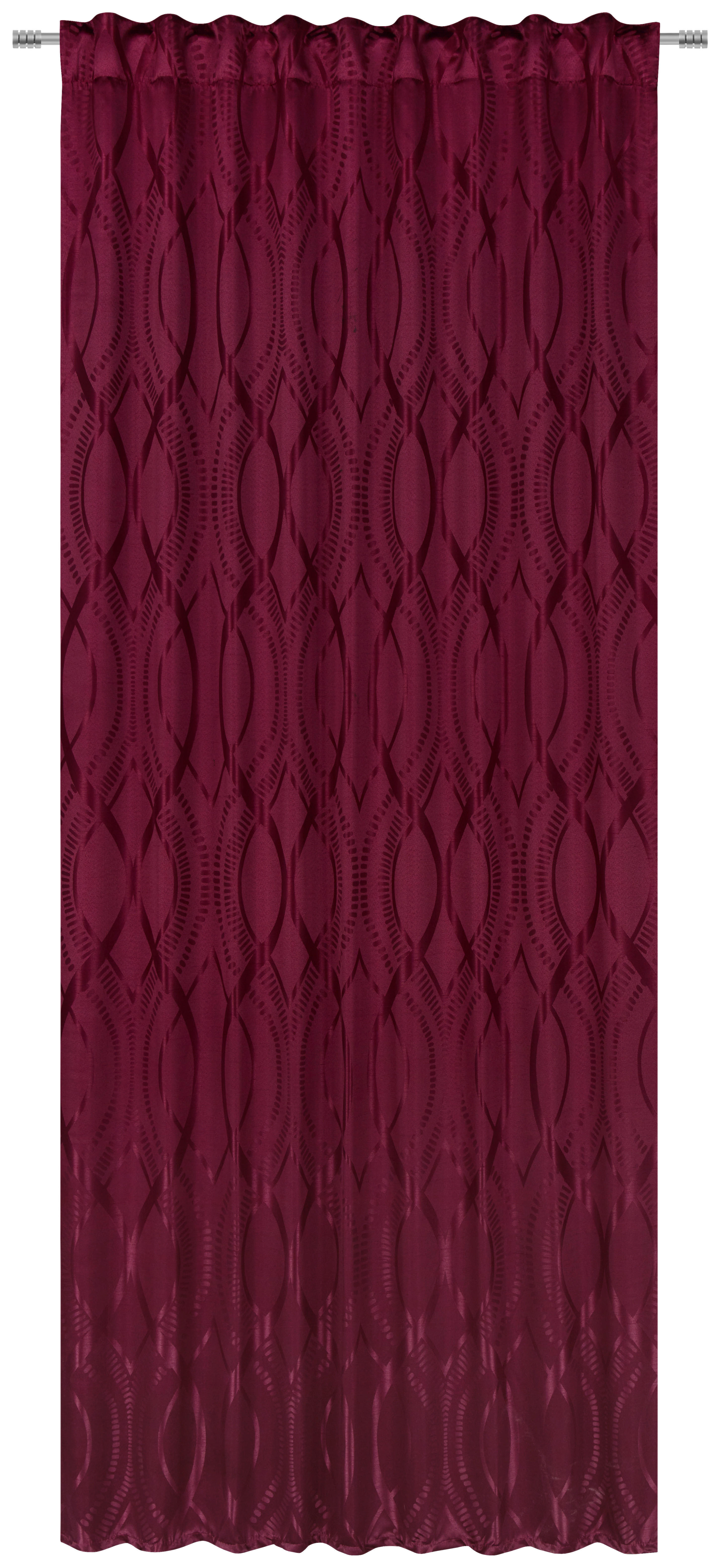 FERTIGVORHANG blickdicht  - Beere, Konventionell, Textil (140/245cm) - Esposa