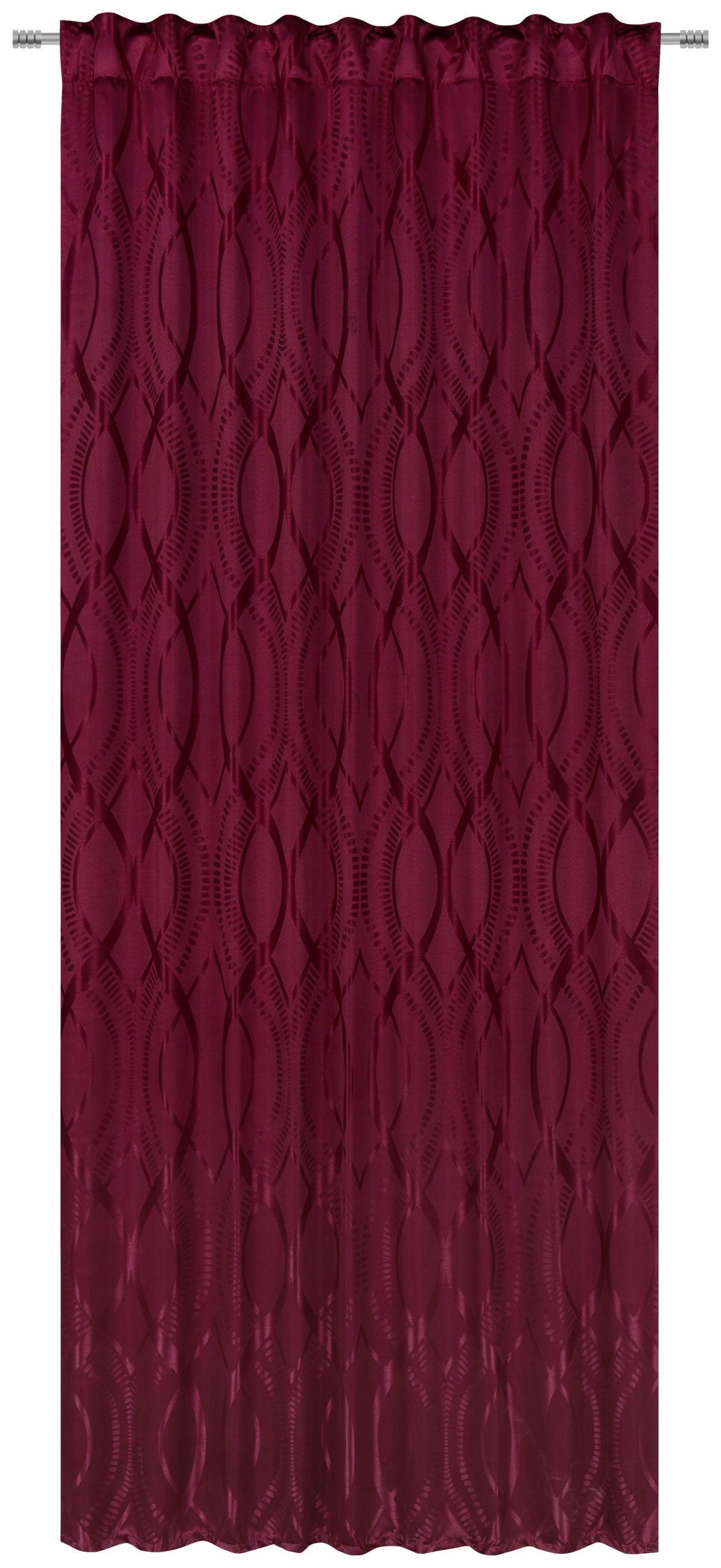 GARDINLÄNGD ej transparent - bär, Klassisk, textil (140/245cm) - Esposa