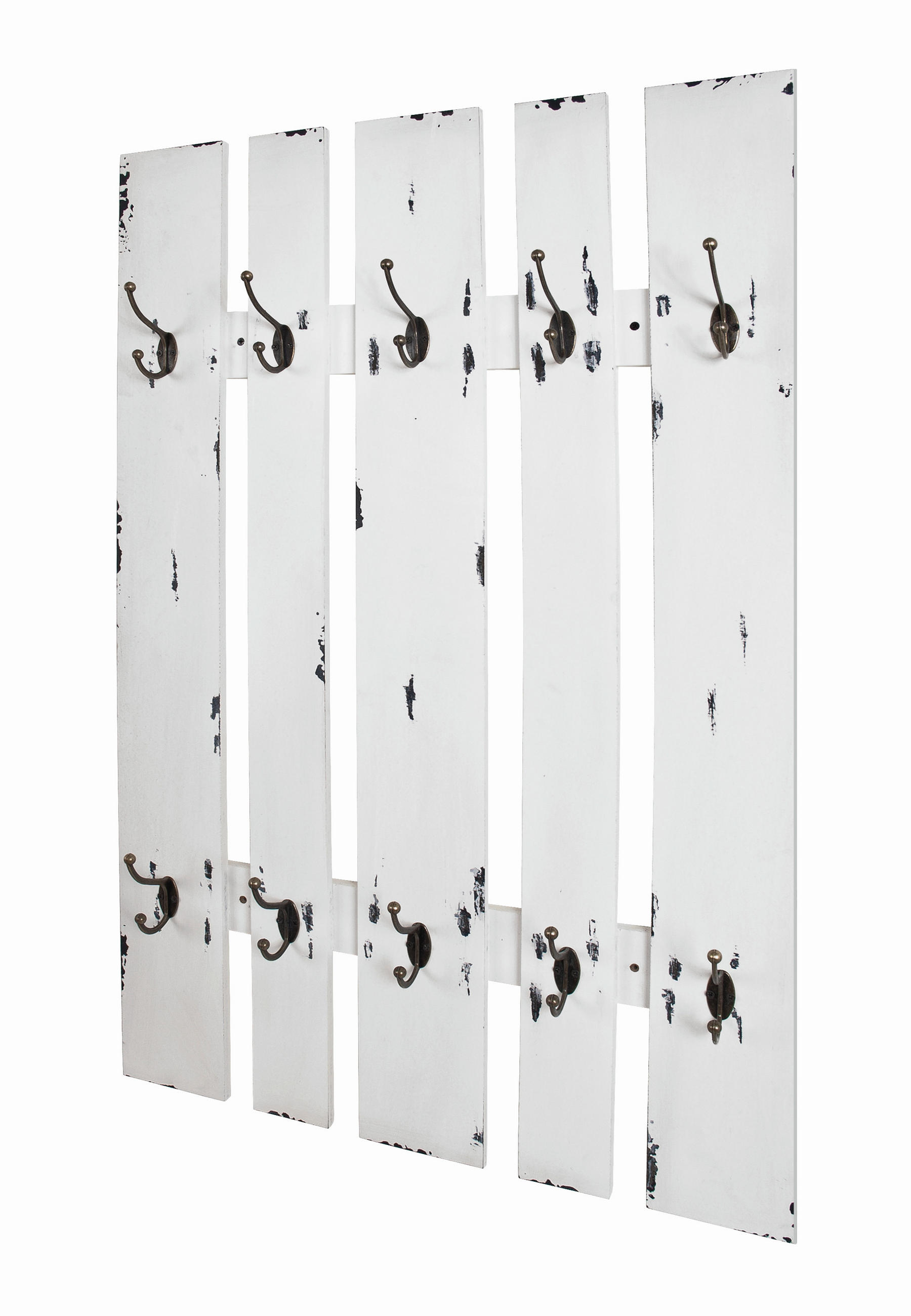 WANDGARDEROBE  in Weiß  - Weiß, Basics, Holzwerkstoff/Metall (65/100/9cm)