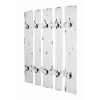 WANDGARDEROBE - Weiß, Basics, Holzwerkstoff/Metall (65/100/9cm)