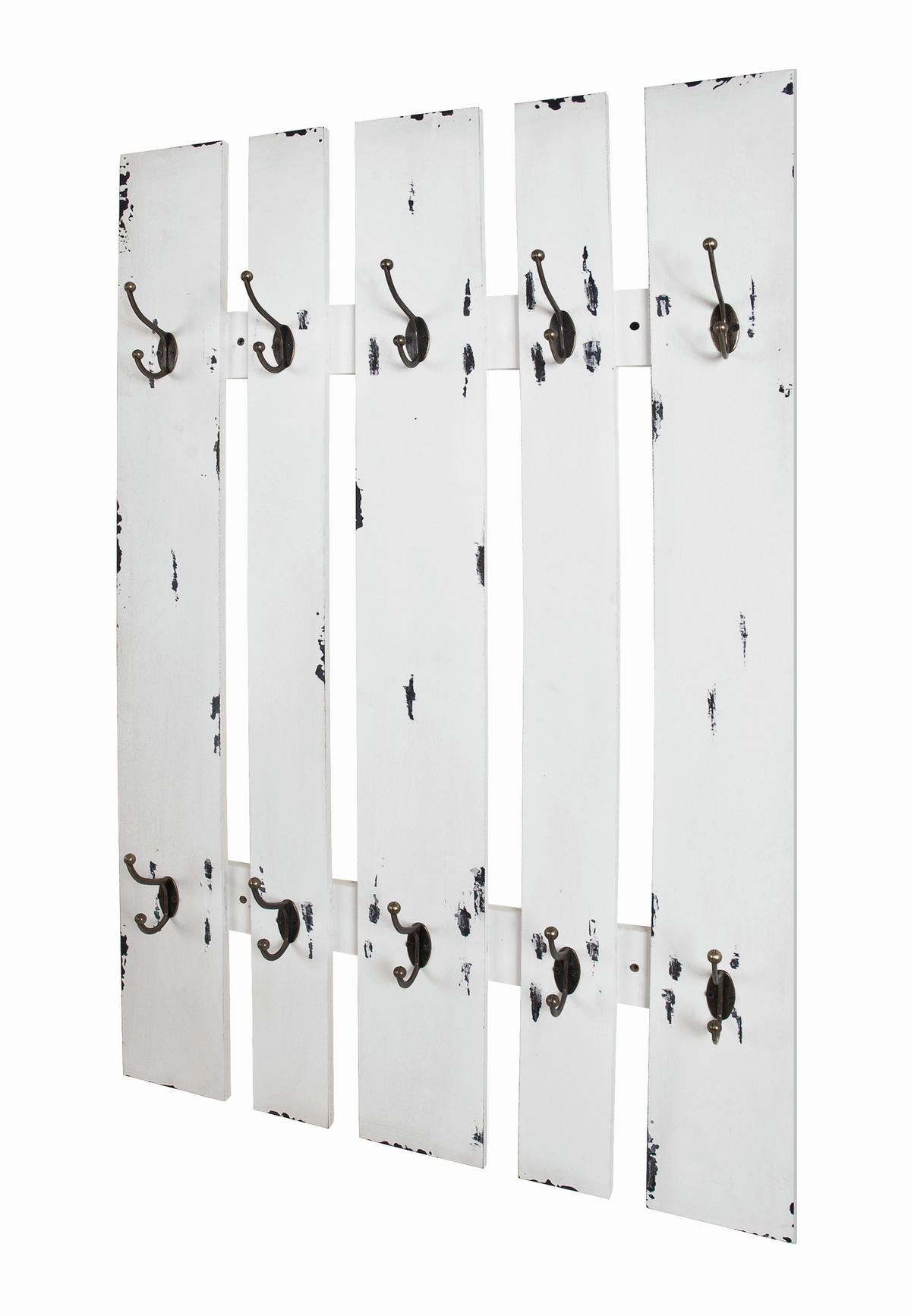 WANDGARDEROBE - Weiß, Basics, Holzwerkstoff/Metall (65/100/9cm)