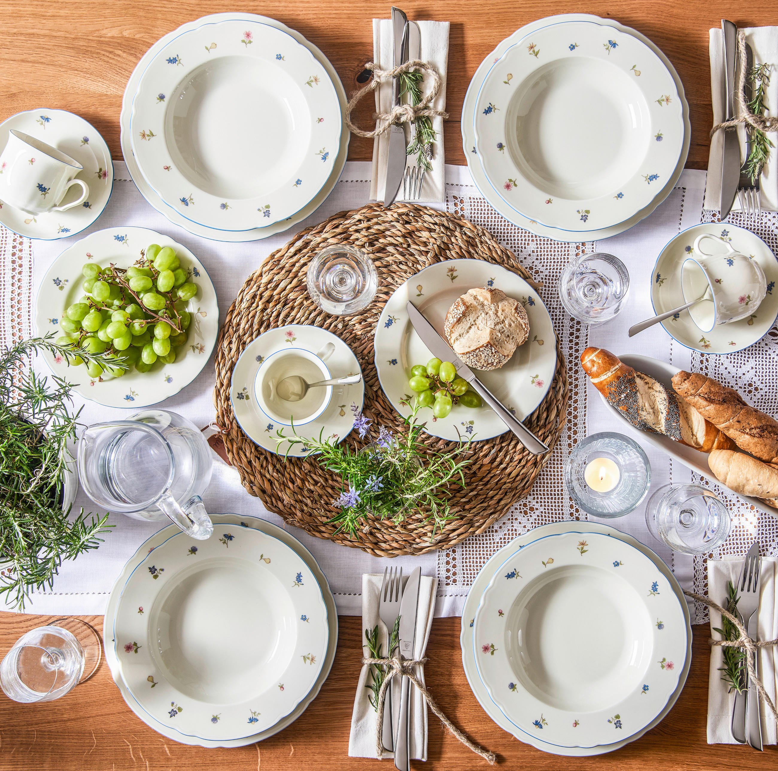 KOMBISERVICE Marie-Luise 30-teilig - Weiß, LIFESTYLE, Keramik - Seltmann Weiden