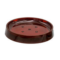 SAVONIERĂ plastic  - roșu/transparent, Basics, plastic - Sadena