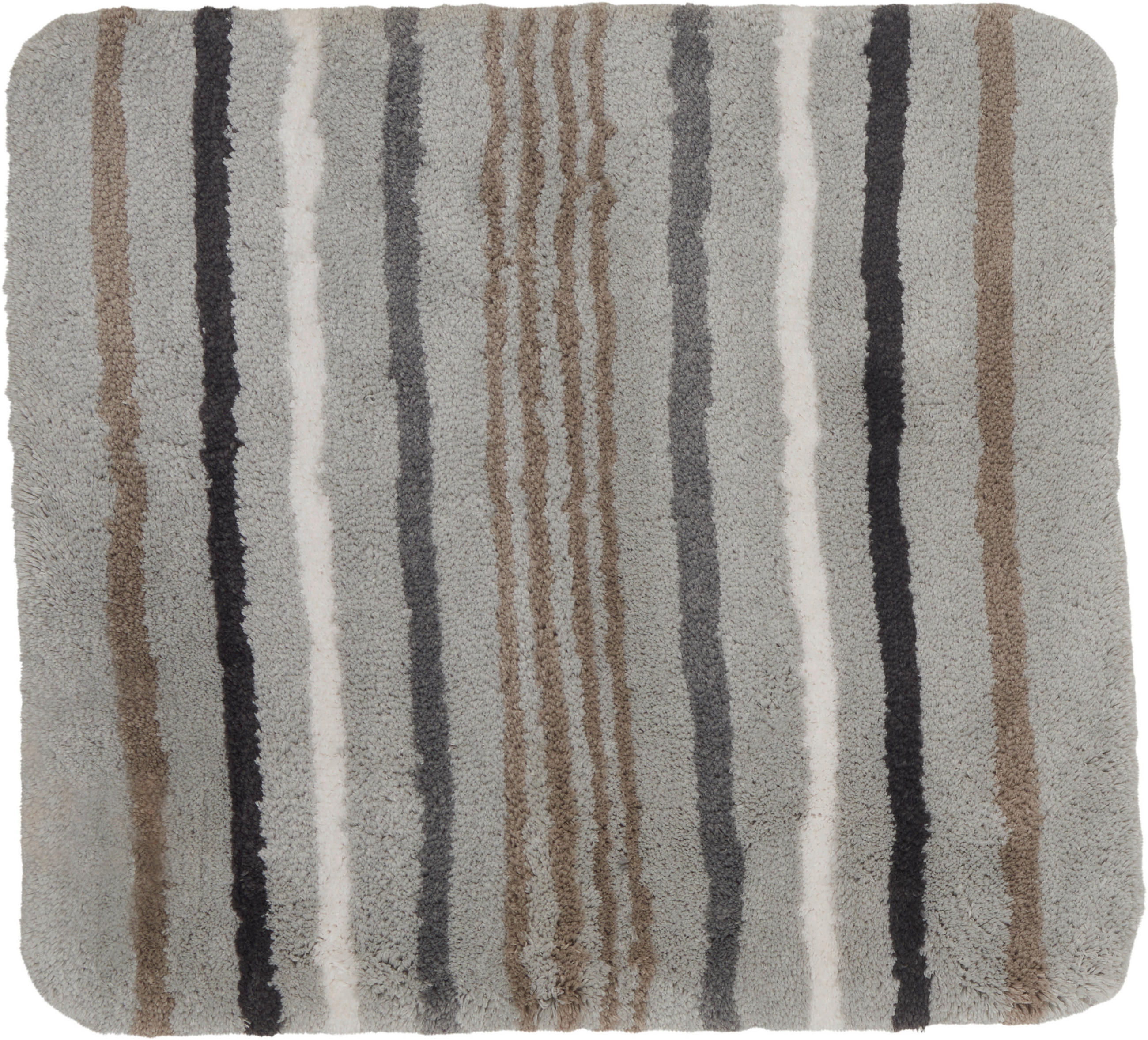 BADEMATTE  60/60 cm  Grau   - Grau, KONVENTIONELL, Textil (60/60cm) - Esposa