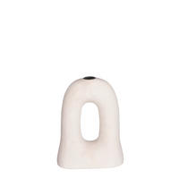 SVEČNIK - bela, Basics, keramika (16.00/8.00/21.00cm) - Ambia Home