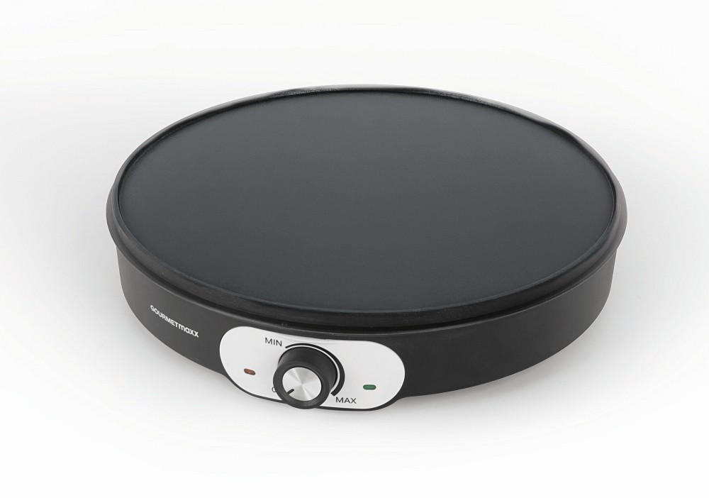 Gourmetmaxx Crepesgerät GOURMETmaxx Schwarz 30.6x6.7x32 cm