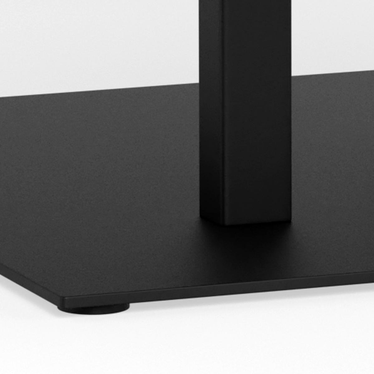 COUCHTISCH CARBALLO 122/70/40 cm rechteckig Grau, Schwarz  - Schwarz/Grau, Design, Keramik/Metall (122/70/40cm) - MID.YOU