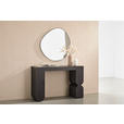 WANDSPIEGEL 80/80/1,5 cm    in wellenförmig  - Schwarz, Design, Glas/Metall (80/80/1,5cm) - Xora