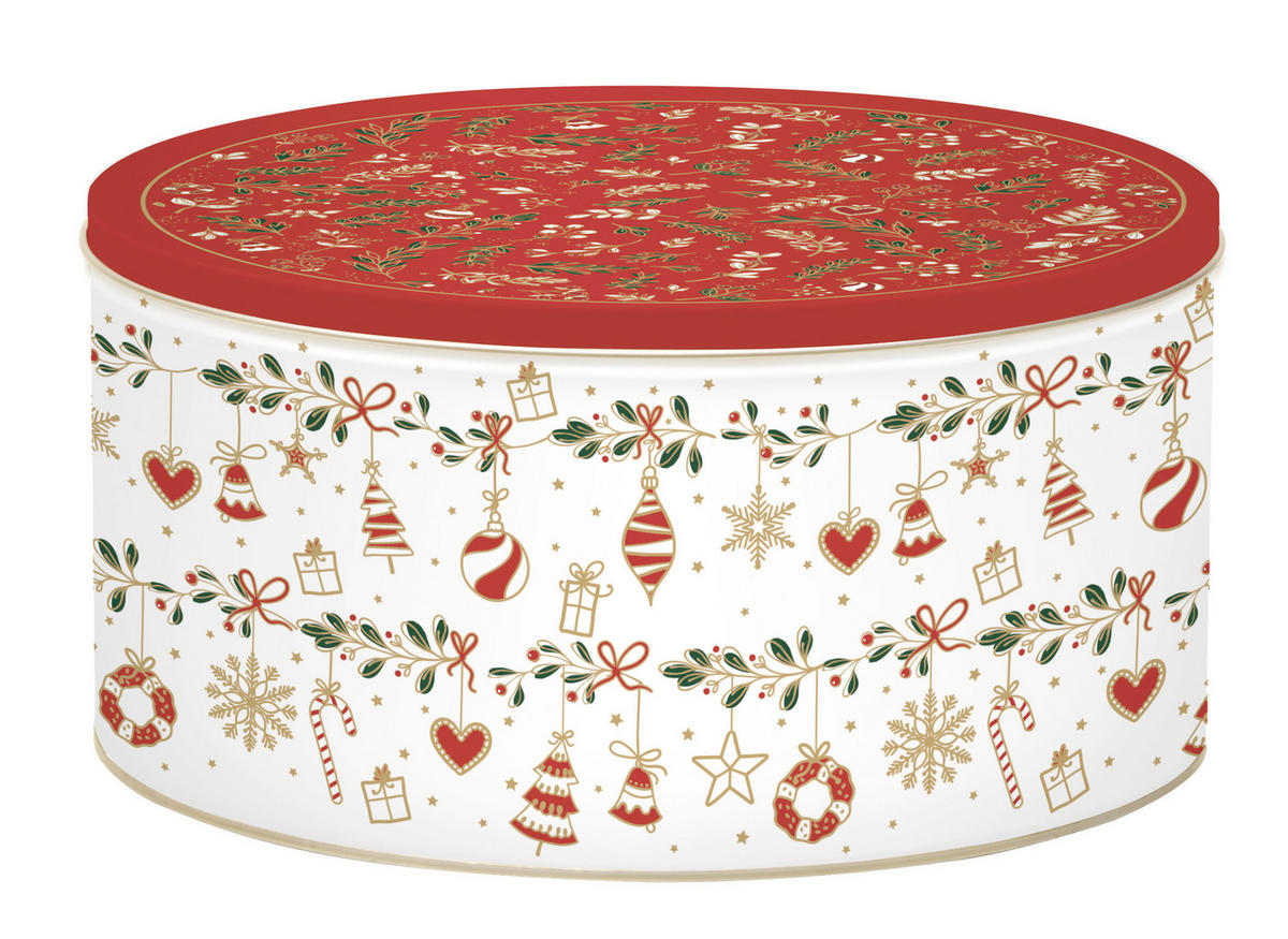 KEKSDOSENSET 3-teilig  - Multicolor, Basics, Metall (20/20/8.5cm) - POZZI AND EASY LIFE