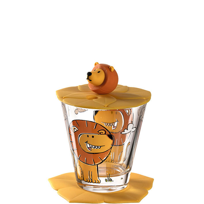 SKLENIČKA - průhledné/hnědá, Trend, plast/sklo (120ml) - Leonardo