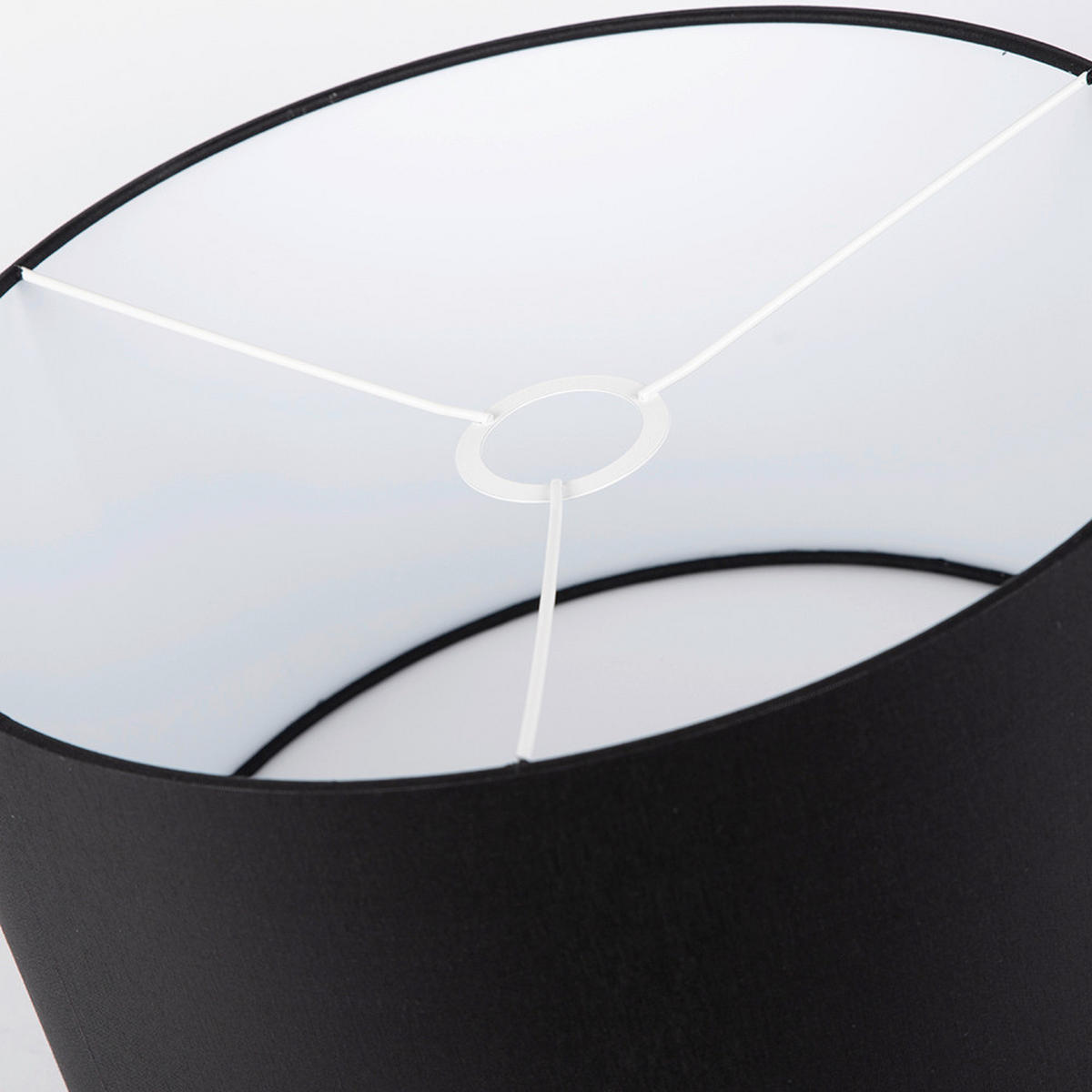 LEUCHTENSCHIRM Chintz 30/24 cm  - Schwarz, Basics, Textil/Metall (30/24cm)