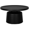 COUCHTISCH 69/69/37,5 cm rund Schwarz  - Schwarz, Design, Metall (69/69/37,5cm) - Xora