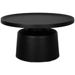 COUCHTISCH 69/69/37,5 cm rund Schwarz  - Schwarz, Design, Metall (69/69/37,5cm) - Xora