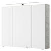SPIEGELSCHRANK 90/70,3/14,5 cm  - Chromfarben/Grau, KONVENTIONELL, Glas/Holzwerkstoff (90/70,3/14,5cm) - Pelipal