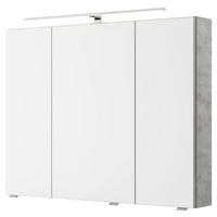 SPIEGELSCHRANK 90/70,3/14,5 cm  - Chromfarben/Grau, KONVENTIONELL, Glas/Holzwerkstoff (90/70,3/14,5cm) - Pelipal