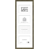 BILDERRAHMEN Wengefarben  - Wengefarben, Basics, Holzwerkstoff (28,1/74,2/2,5cm)